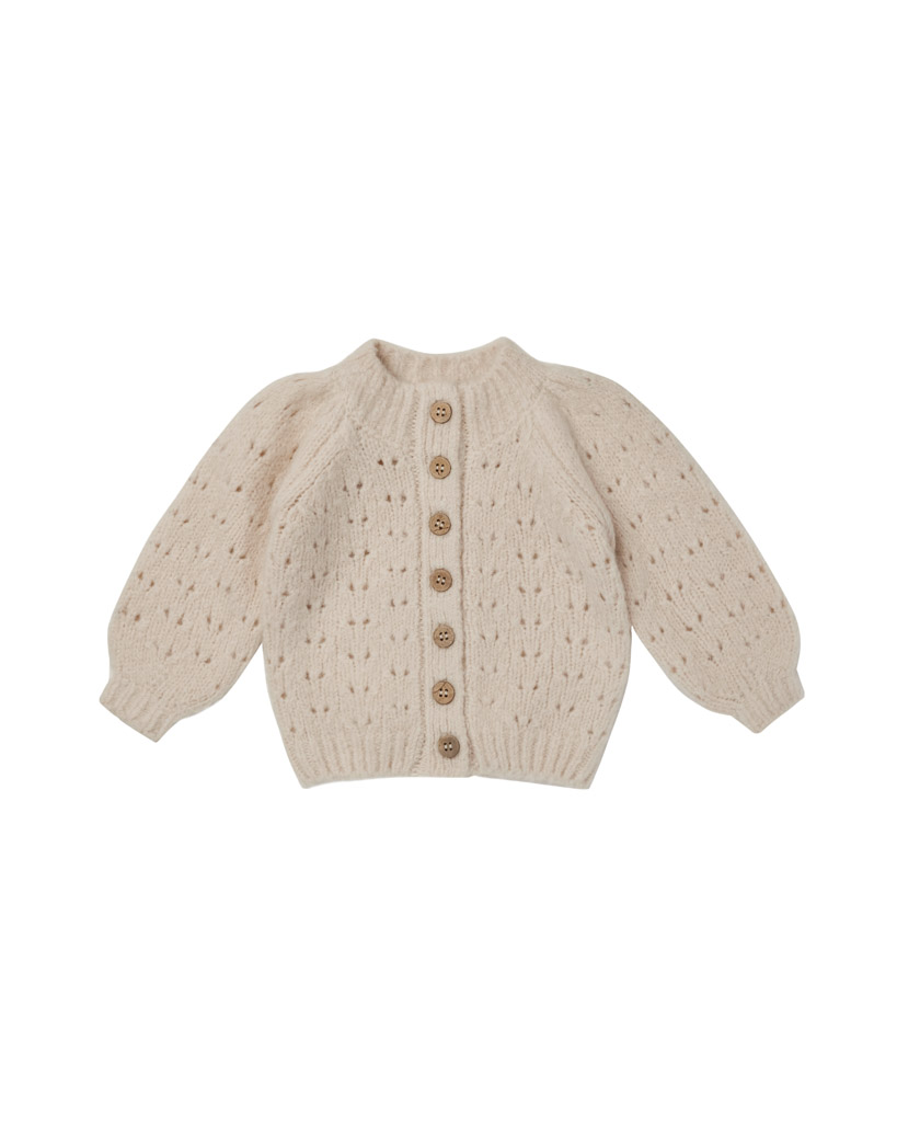 tulip cardigan - natural | Charlie Ray Shop for babies and kids
